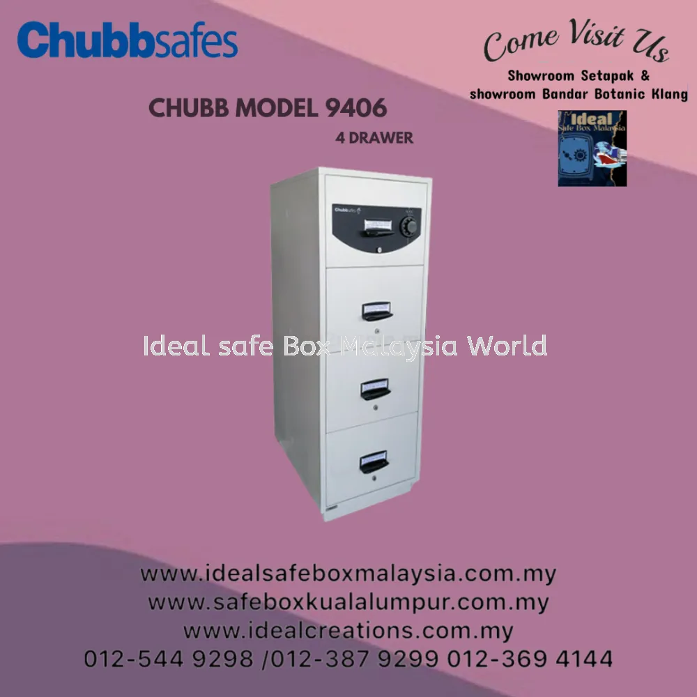 Chubbsafes 4 Drawer RPF Cabinet 9406_370kg